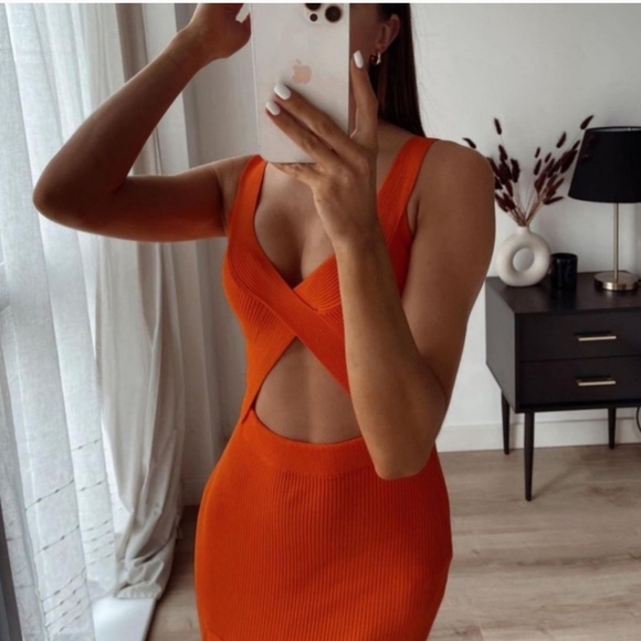 Zara cut out knit dress limited edition small - Picture 7 of 16